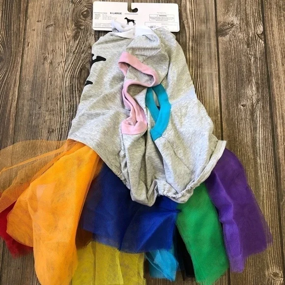 NWT Target I Heart My Family Gay Pride LGBTQ+ Pet Costume Tutu - Picture 10 of 10